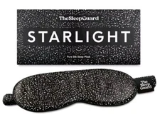 Pure Silk Sleep Mask Starlight Pattern NIOB