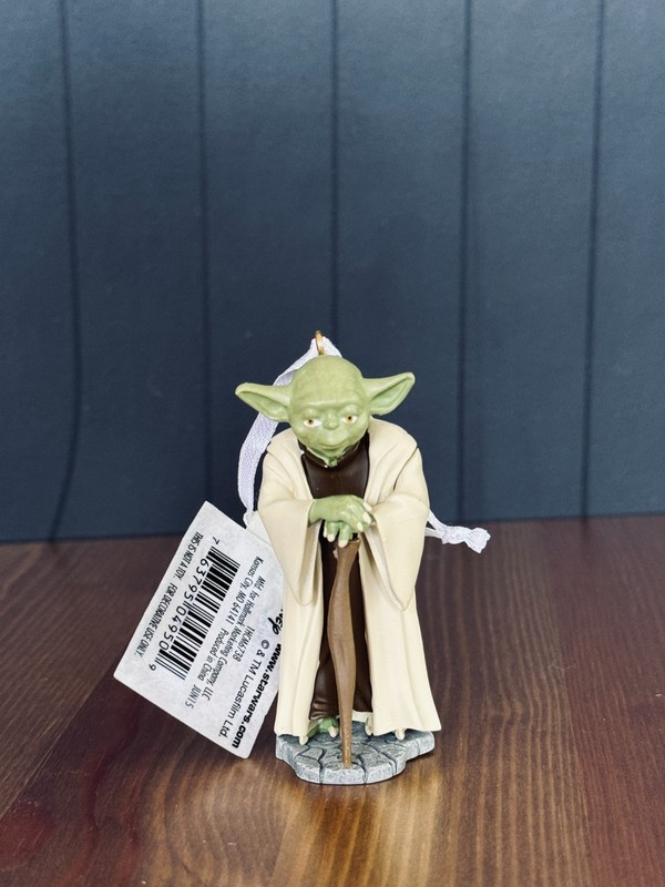 Star Wars Yoda Christmas Ornament Hallmark Original 2016