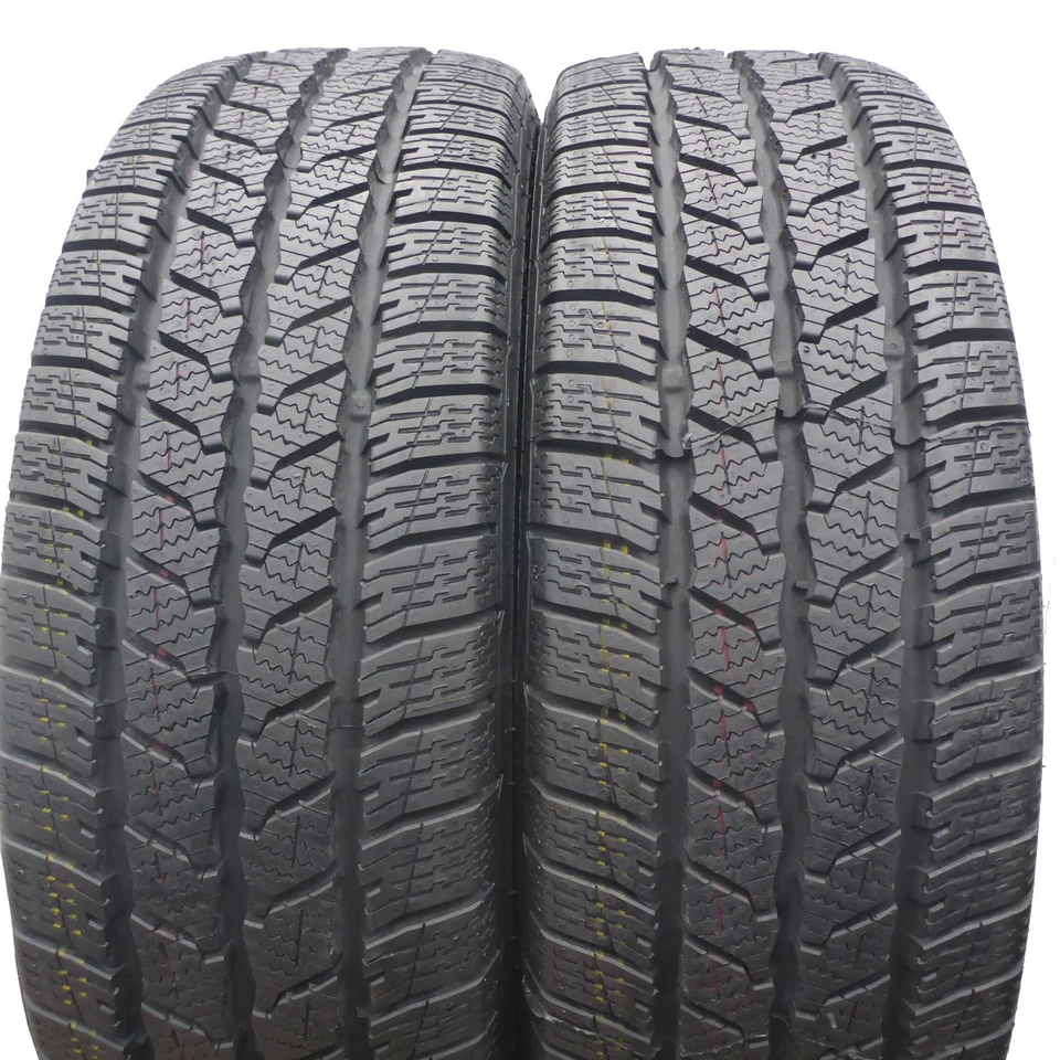 2 X CONTINENTAL 195/65 R16C 104/102T VanContact Hiver Pneus D'Hiver 2016 10mm - Photo 1/4