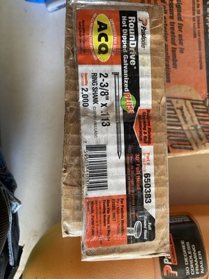 Paslode RoundDrive Plus 2-3/8 in .113 Ring Shank 30 degree framing Nails 2000 ct