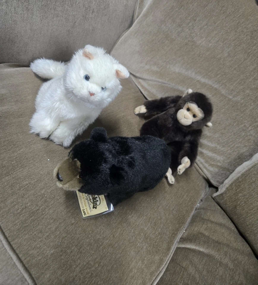 Ganz Webkinz Signature Black Bear Persian Cat Chimpanzee - Image 3 of 4