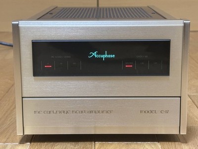 ACCUPHASE C-17 MC HEAD AMP CLASS A DUAL MONO HIGH END AUDIO JAPAN 100 V