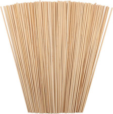 200 Pcs Wooden Dowel Rods - 1/8 x 12 Inch Wooden Sticks for Art Crafts, Unfini