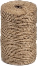 PerkHomy Garden Twine Strong Natural Jute 400 Feet Long 2mm x 400ft, Brown
