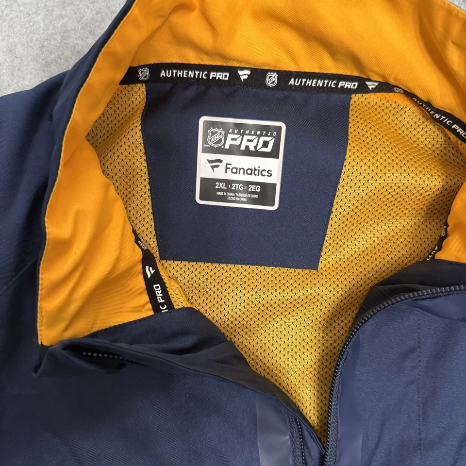 👉 Chaqueta St. Louis Blues Fanatics NHL 2XL 🚨 Auténtica Pro Softshell 🏒🔥 Foto 3 de 4