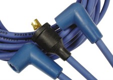 Accel Spark Plug Wires Super Stock 8mm Blue 90 Degree Boots Universal V8 Set