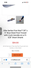 20x5 kraft pool trowel