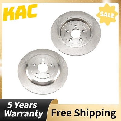 2x Rear Solid Disc Brake Rotors For Ford Edge and Ford Explorer 330mm BR54125