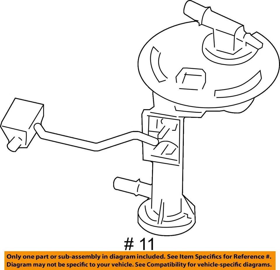 Ford Taurus X Sender Asy 2008 - tanque de combustible 8A4Z9275A - nuevo fabricante de equipos originales 8A4Z9275A Foto 3 de 3