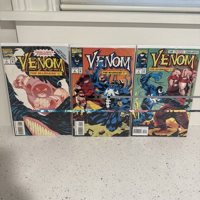 Venom: The Madness #1 3 Complete Set: Marvel, 1993
