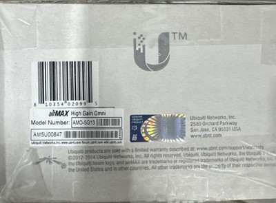 Ubiquiti AMO-5G13 5 GHz 13 dBi airMAX Omni Antenna - White