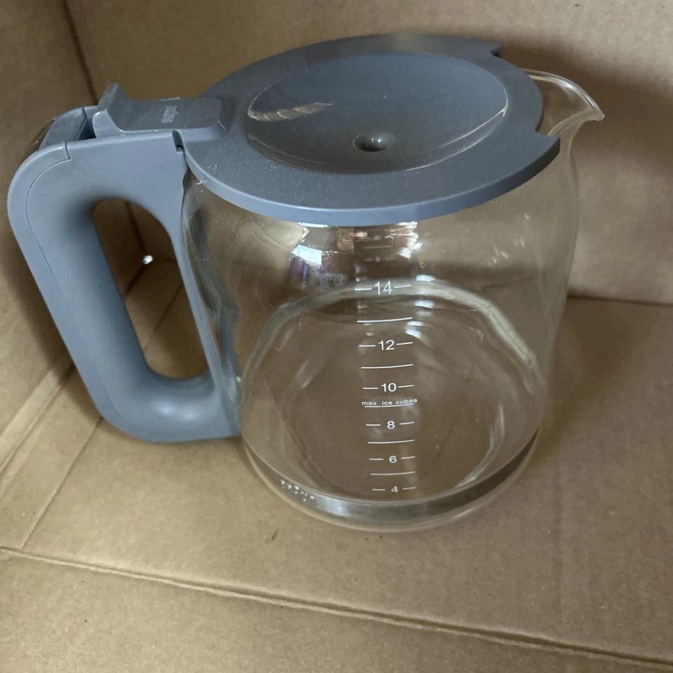 Braun KF5650BK & KF5350BK Coffee Maker 14 cup Glass Replacement Carafe - Image 3 of 4