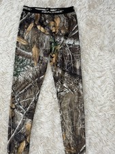 Realtree Edge Kids Boys Youth 10/12 Camoflauge Hunting Layer Leggings Pants