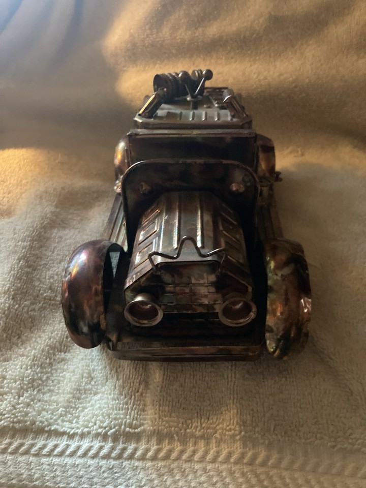 Vintage Cooper Tin Fire Truck Music Box. Ladder Raises | eBay