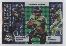 2020 Panini Mosaic Flea Flicker Green Prizm DK Metcalf Marshawn Lynch #FF15 0zz3