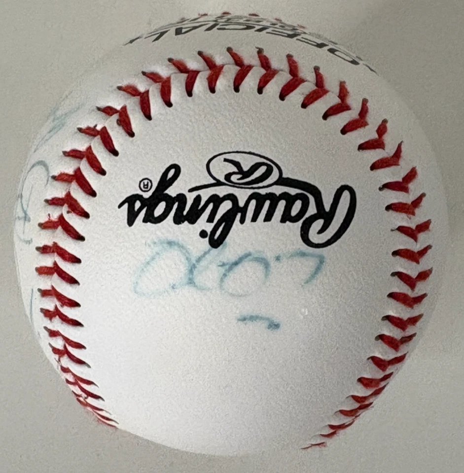 Delmon Young, Jason Kubel, Nick Punto y Boof Bonser autógrafo gemelos de béisbol Foto 2 de 4