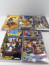nintendo switch empty game case lot