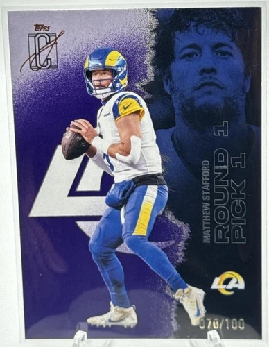 2025 Topps Signature Matthew Stafford Purple (Raw)