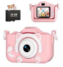 Camera Toys for 3-8 Year Old Girls Pink 