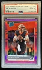 2020 Panini Donruss Optic Joe Burrow Pink Prizm Rookie RC #151 Bengals PSA 10