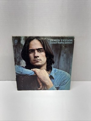 James Taylor Sweet Baby James Vinyl Record WS 1843 Green Label VG W/ Insert