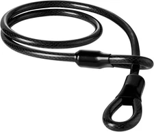 Cable Lock Guliffen 4 ft. Steel Cable with Looped Ends Heavy Duty Anti Theft