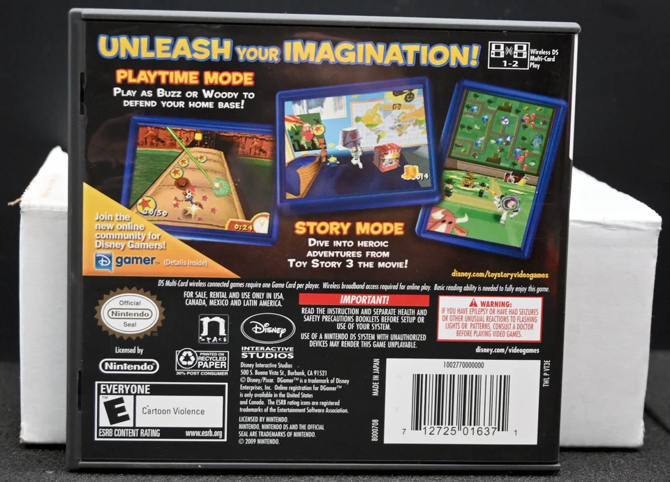 Nintendo DS Toy Story 3 (2010) - Nuevo y precintado, exclusivo de Toys “R” Us - PROBADO Foto 4 de 4