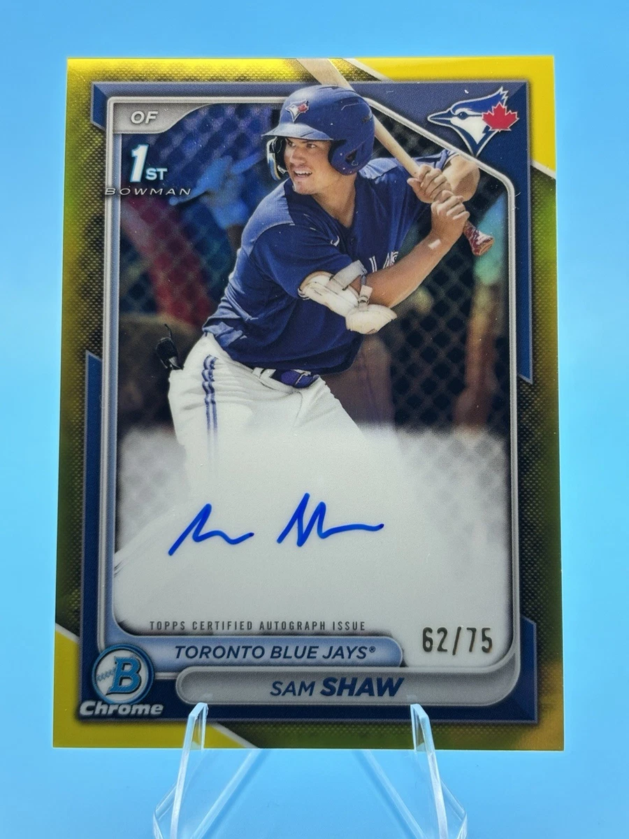 Bowman Toronto Blue Jays Baseball Autographed Sports Trading Cards