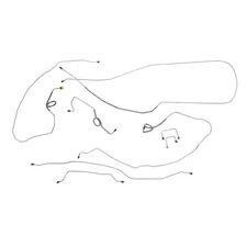 Brake Line Kit Complete Tubes Power Disc Conversion 1955-56 Bel Air Stainless