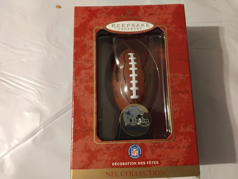 Hallmark keepsake ornaments Dallas Cowboys Football New