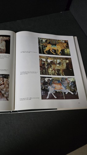 Vintage Art Of The Carousel Charlotte Dinger Signed 1983 Hardcover Horses Photos - Picture 9 of 11