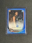 Topps 2025-26 Bowman Chrome Derik Queen Blue Refractor Auto /150 Pelicans RC