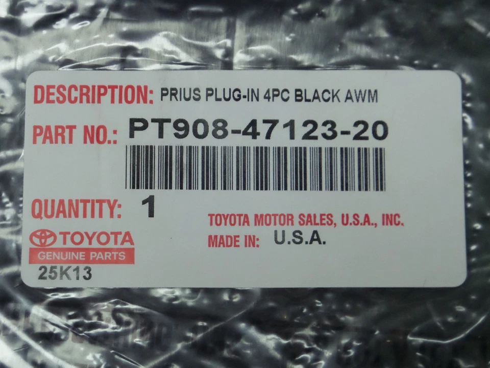 Alfombrillas de goma enchufables para todo tipo de clima originales OEM OE Toyota Prius 12-15 de fábrica Foto 3 de 3