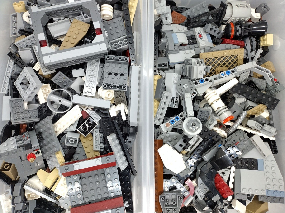 LEGO BULK 125pcs STAR WARS Lot mixed colors RANDOM parts bricks