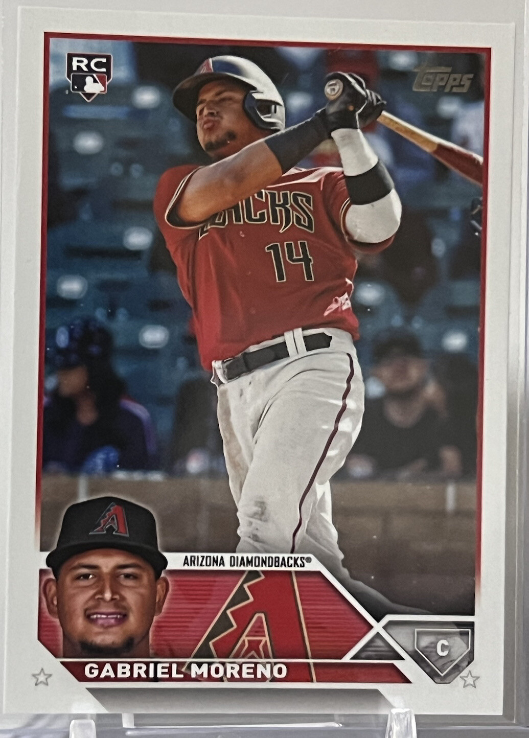 2023 Topps Update US161 Gabriel Moreno RC Diamondbacks Baseball Card