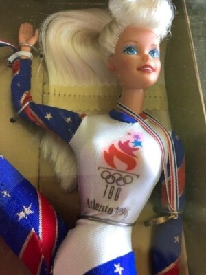 1996 100 year Atlanta Olympic Games Gymnast, Barbie Doll and