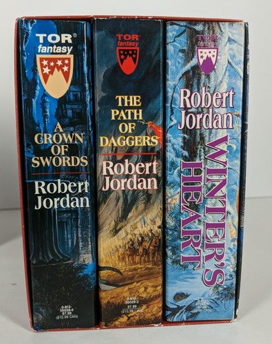 Robert Jordan~Wheel of Time Boxed Set 1 2 3~PB Lot 1-9 (Box #1 Sealed) - Picture 4 of 7