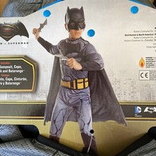Disfraz de Batman Muscle Chest niño de lujo Batarangs DC Comics Superman v Batman