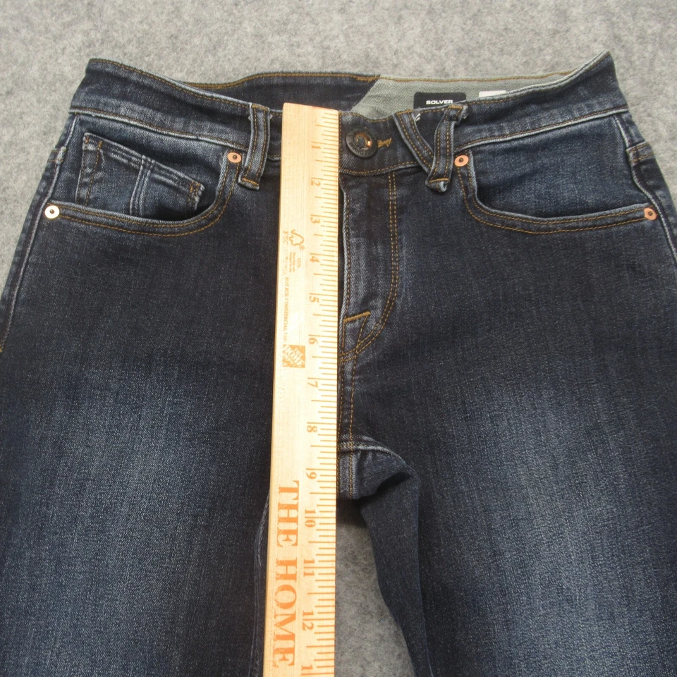 Volcom Mens Solver Modern Straight Jean Size 28 (Measures 29x31) - Image 4 of 4