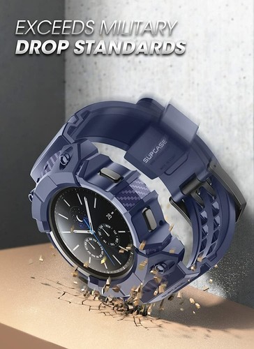 Pour Samsung Galaxy Watch 4 (46 mm) SUPCASE UBPro bracelet pare-chocs bracelet de montre robuste - Photo 22 sur 30
