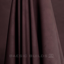 Genuine Backed Alcantara 9076 Red Wine/Burgundy