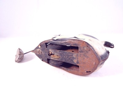 Ancien jouet mécanique chat et la souris Blomer et Schüler Us zone Germany