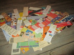 Marque pages-Lot  de + de 100 collectors - Librairies, salons du livre...(lot 3)