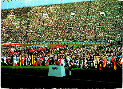 Postcard Tokyo Japan Summer Olympics Posted 1960s