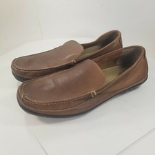 Men’s Loafers Chaps Driving Shoes Moccasins Brown Casual Slip On Size 11 M