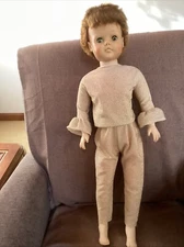 Vintage 1950's A-E 251 Allied Eastern Rubber Doll! 28" LADY