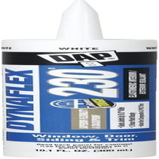12 Pack 18300 DYNAFLEX 230 Premium Indoor/Outdoor Sealant - White 10.1-Oz Cartr
