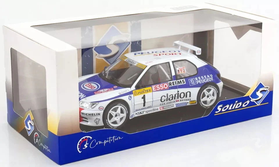 SOLIDO COMPETITION 1:18 AUTO PEUGEOT 306 MAXI #1 RALLY MONTERCARLO '96 S1808305 - Immagine 4 di 4