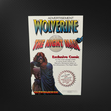 Wolverine vs The Night Man Ultraverse Marvel Comics Original Print Ad 90's 1995