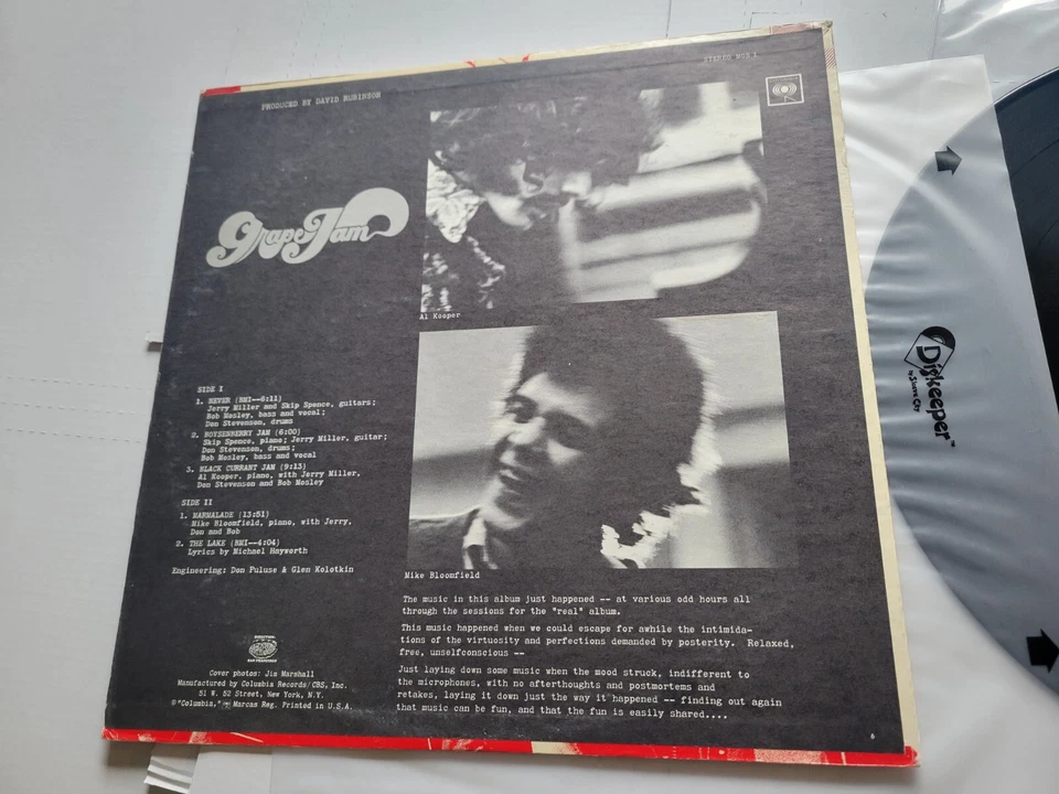 MOBY GRAPE - Grape Jam 1968 BLUES ROCK Skip Spence Mike Bloomfield Al Kooper - Image 3 of 4